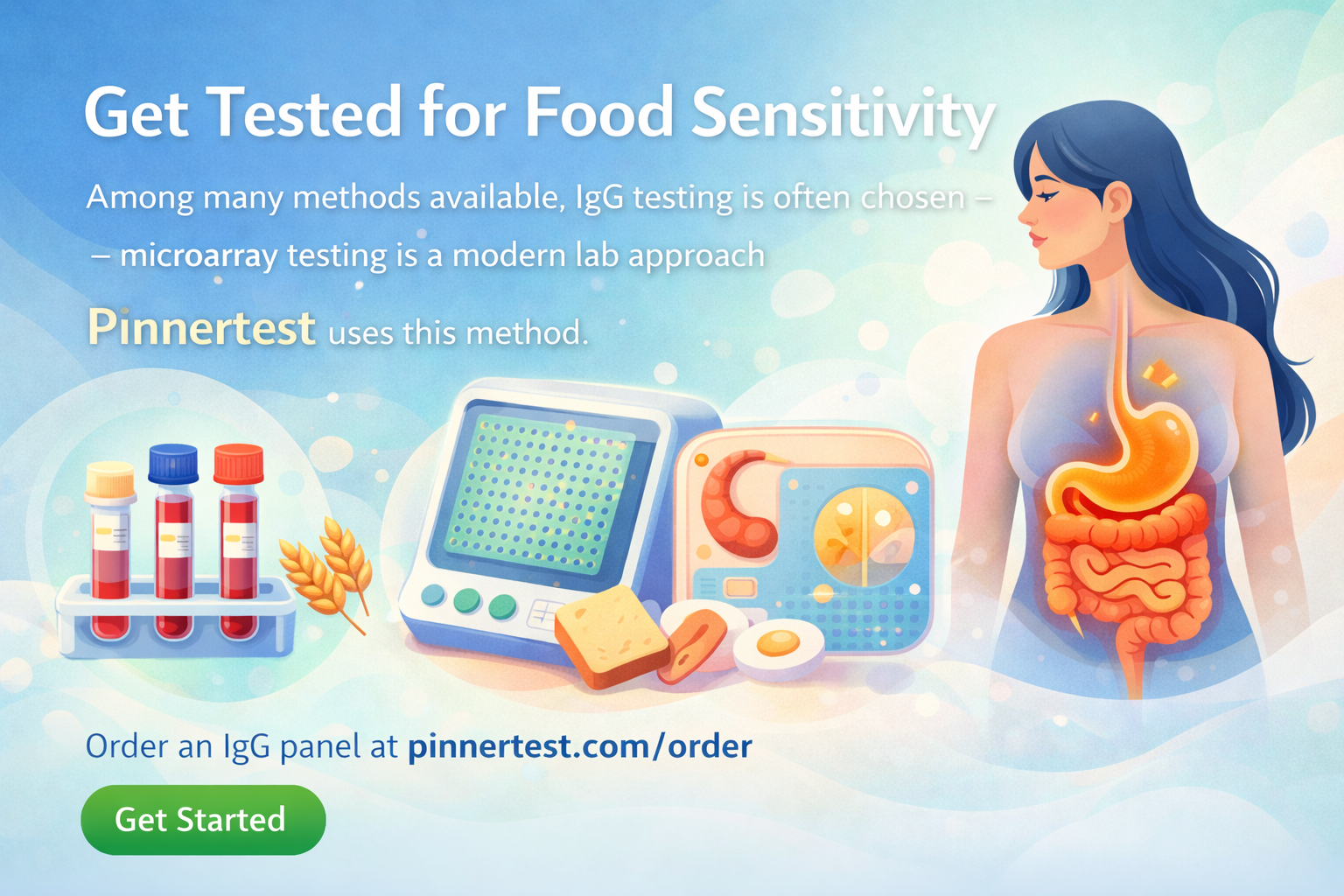 Get tested for food sensitivity illustration